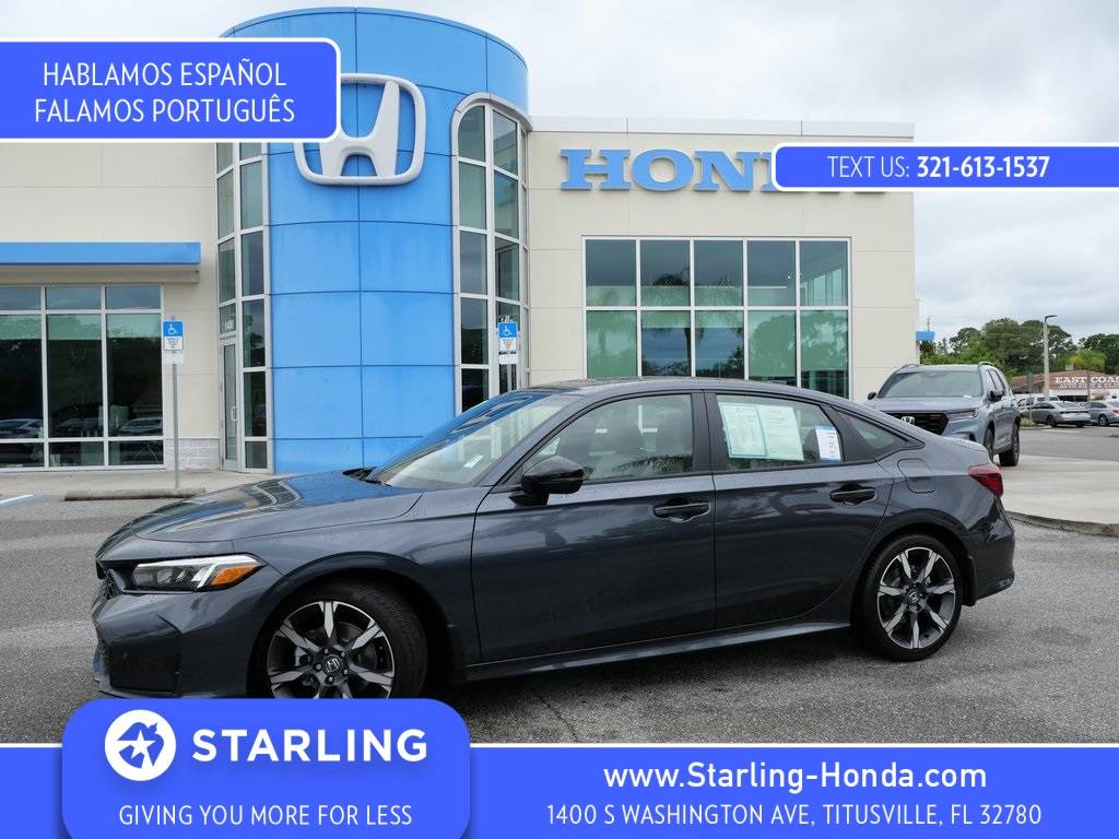 2025 Honda Civic Hybrid Sport — Sedan — 2,669 mi — Titusville, FL