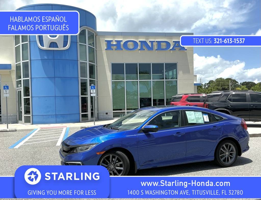2021 Honda Civic EX-L — Sedan — 63,039 mi — Titusville, FL