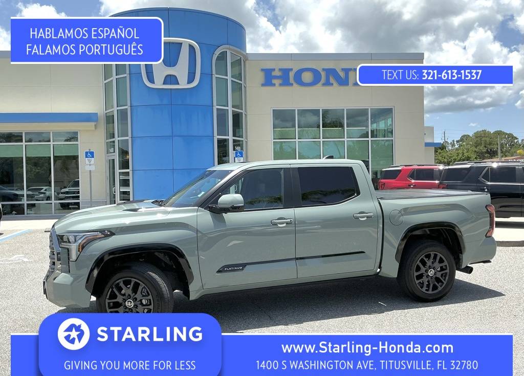 2024 Toyota Tundra Hybrid Platinum — Pickup Truck — 26,869 mi — Titusville, FL