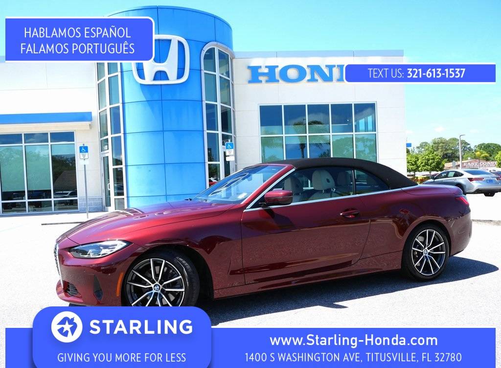 2022 BMW 4 Series 430i — Convertible — 16,613 mi — Titusville, FL