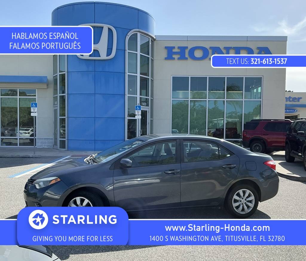2016 Toyota Corolla L — Sedan — 103,051 mi — Titusville, FL