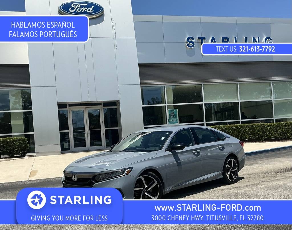 2021 Honda Accord Sport — Sedan — 27,257 mi — Titusville, FL