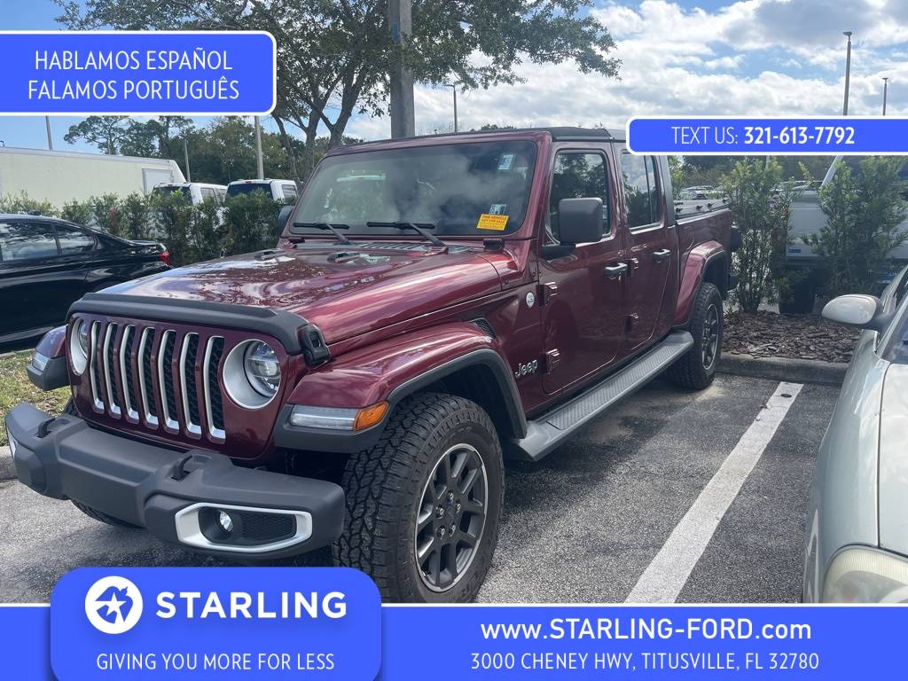 2021 Jeep Gladiator Overland — Pickup Truck — 92,626 mi — Titusville, FL