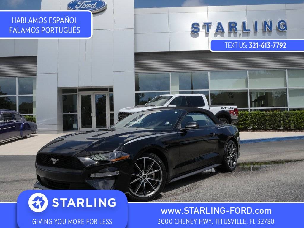 2019 Ford Mustang EcoBoost — Convertible — 64,402 mi — Titusville, FL