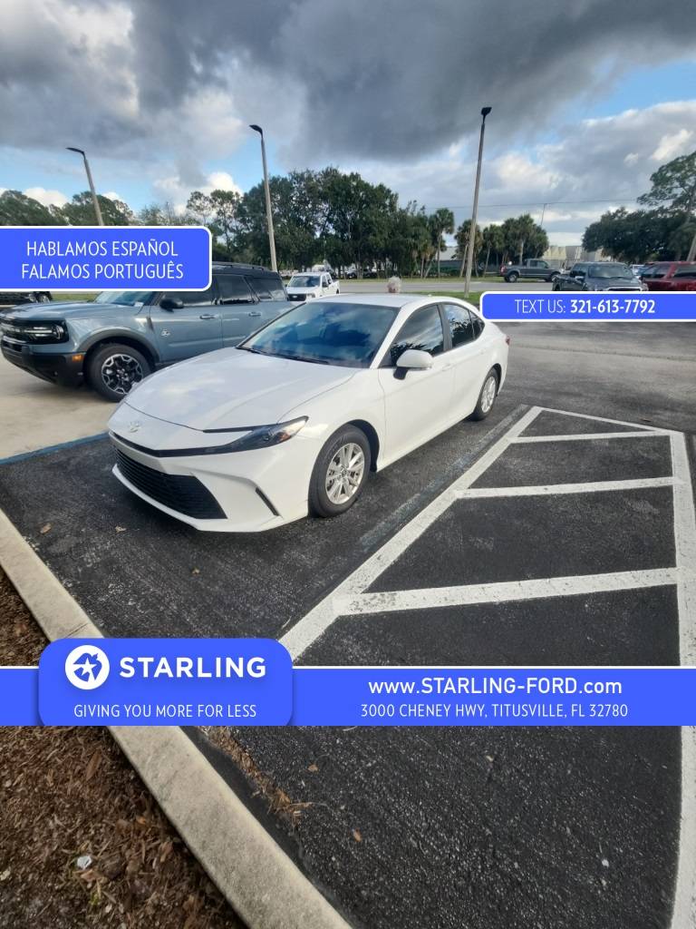 2025 Toyota Camry Hybrid LE — Sedan — 3,308 mi — Titusville, FL