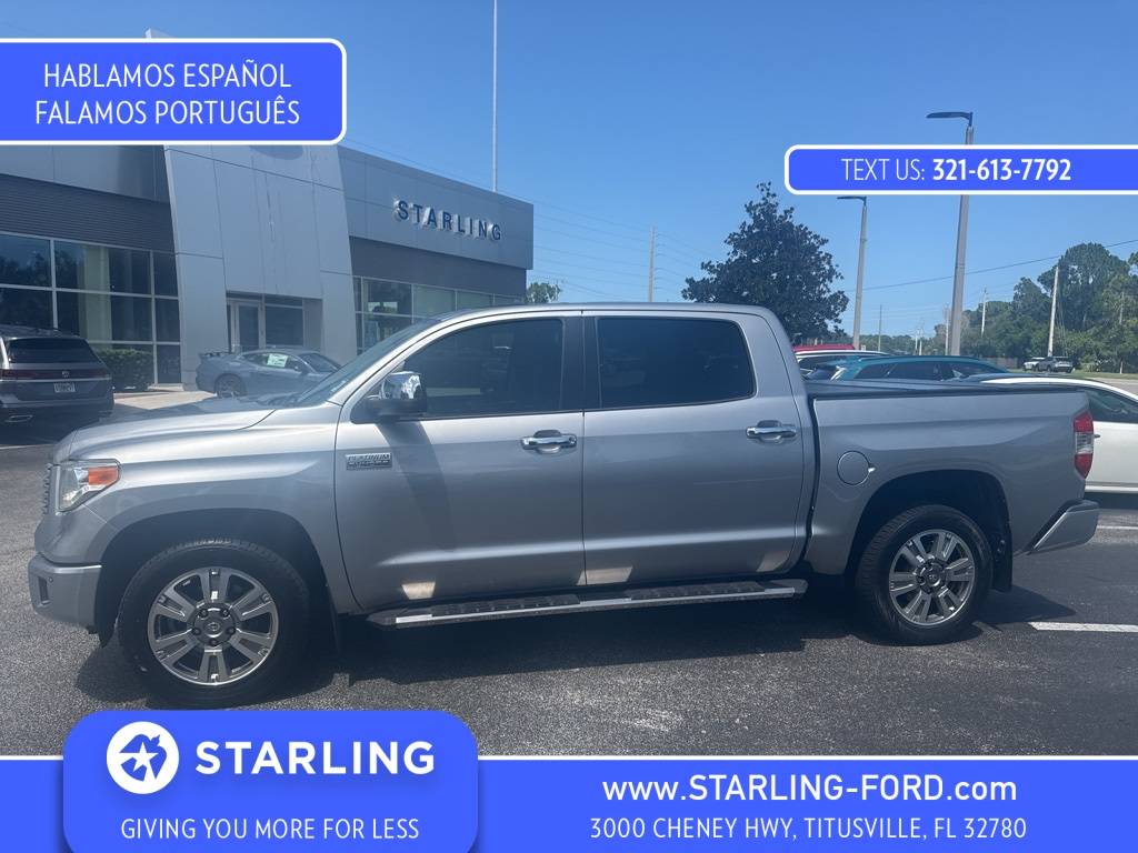 2016 Toyota Tundra Platinum — Pickup Truck — 105,642 mi — Titusville, FL