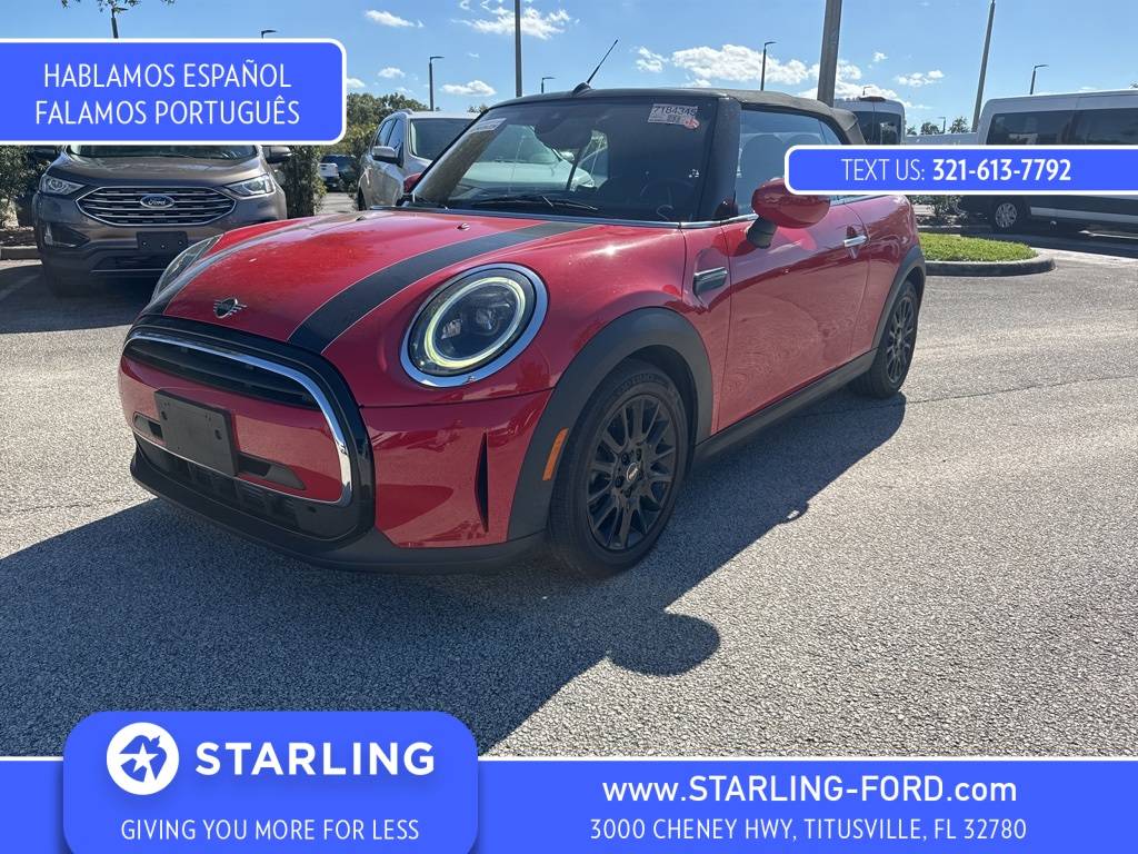2022 MINI Convertible Cooper — Convertible — 20,883 mi — Titusville, FL