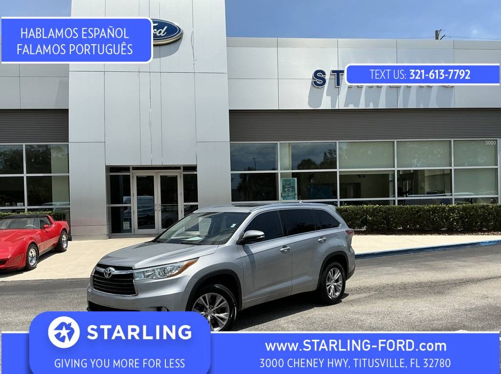 2015 Toyota Highlander XLE — SUV — 161,715 mi — Titusville, FL