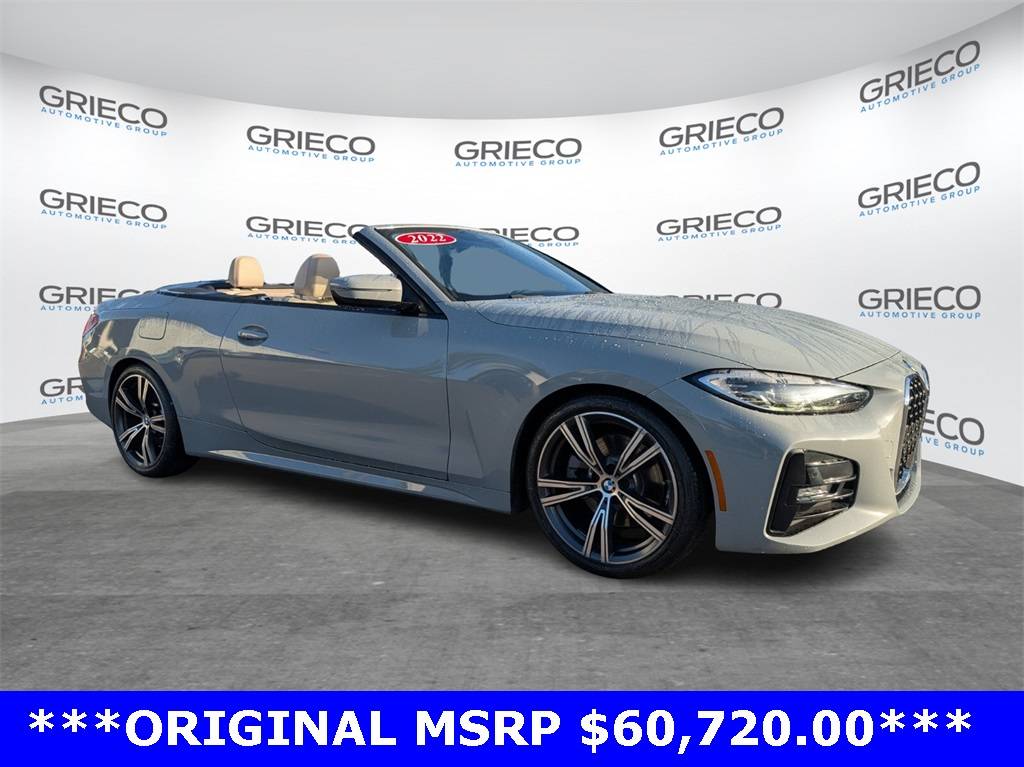 2022 BMW 4 Series 430i — Convertible — 20,362 mi — Delray Beach, FL