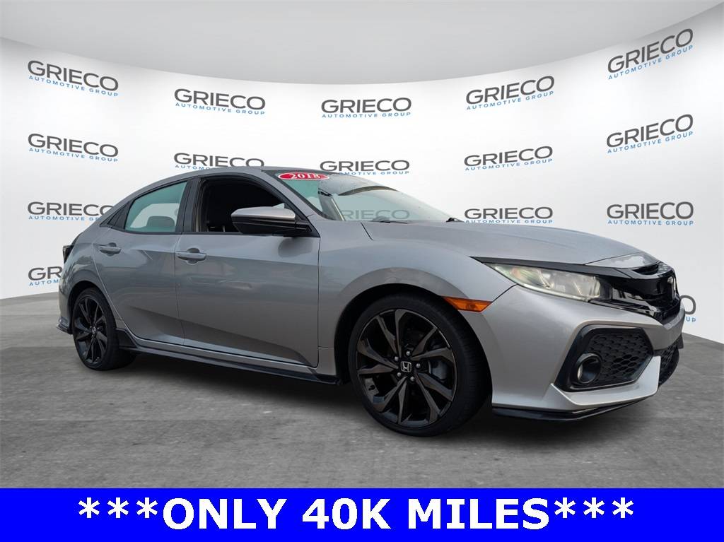 2018 Honda Civic Sport — Hatchback — 40,660 mi — Delray Beach, FL