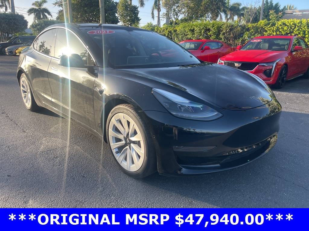 2021 Tesla Model 3 Standard Range Plus — Sedan — 17,127 mi — Delray Beach, FL