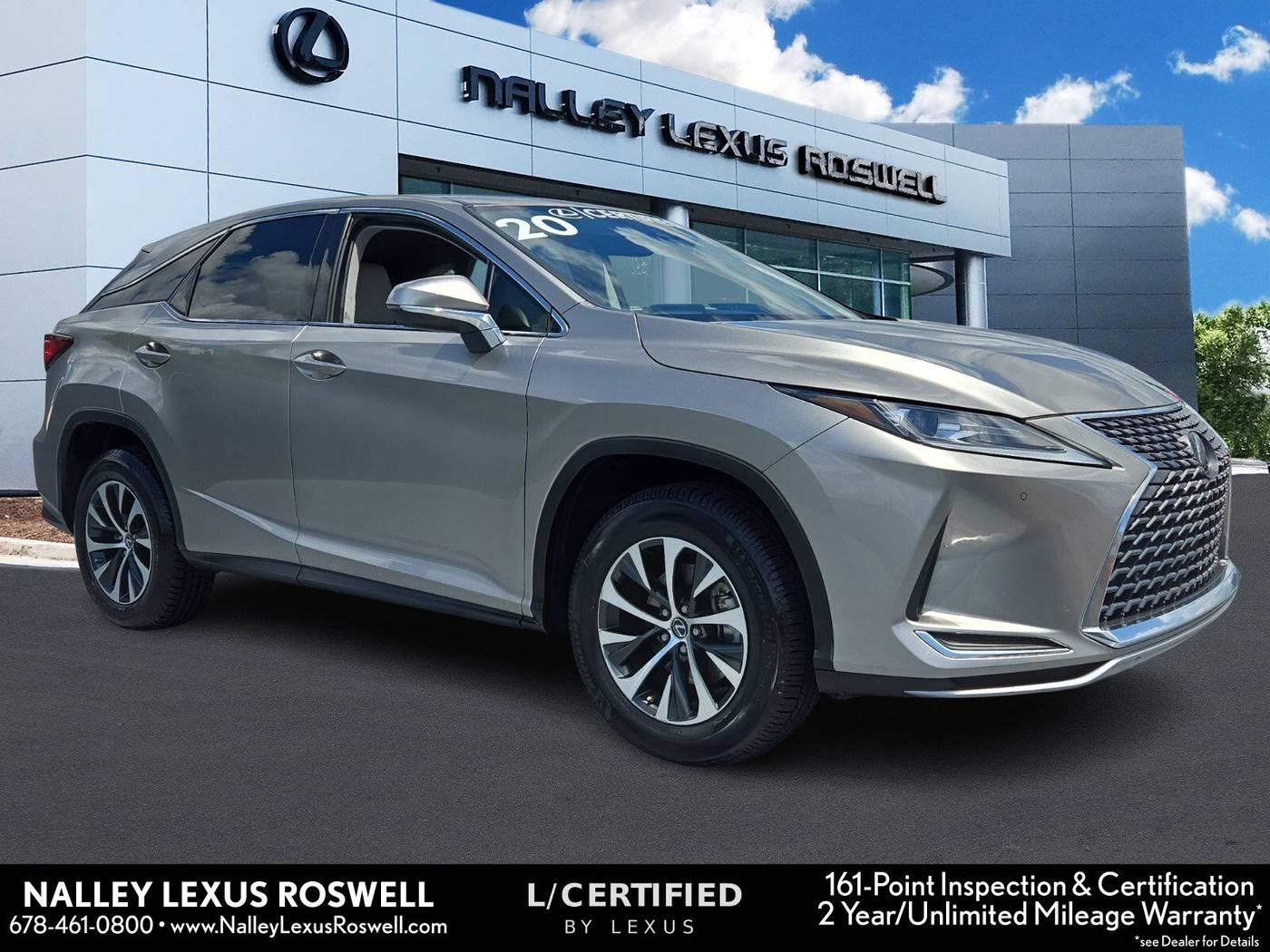 2020 Lexus RX RX 350 — SUV — 52,574 mi — Roswell, GA