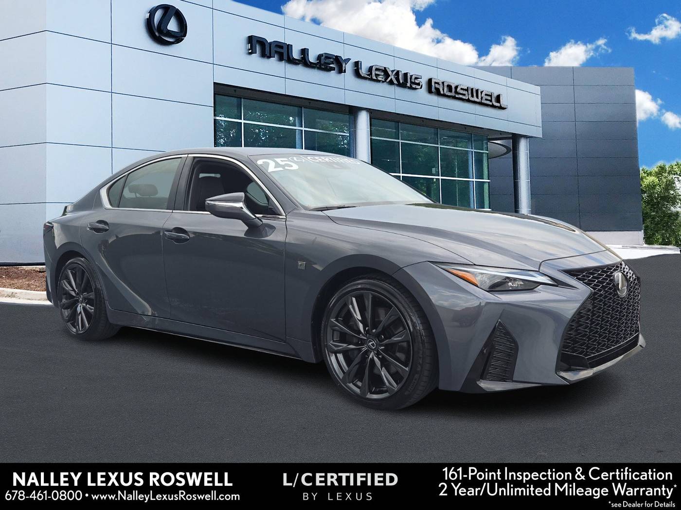2025 Lexus IS IS 350 F SPORT Design — Sedan — 4,086 mi — Roswell, GA