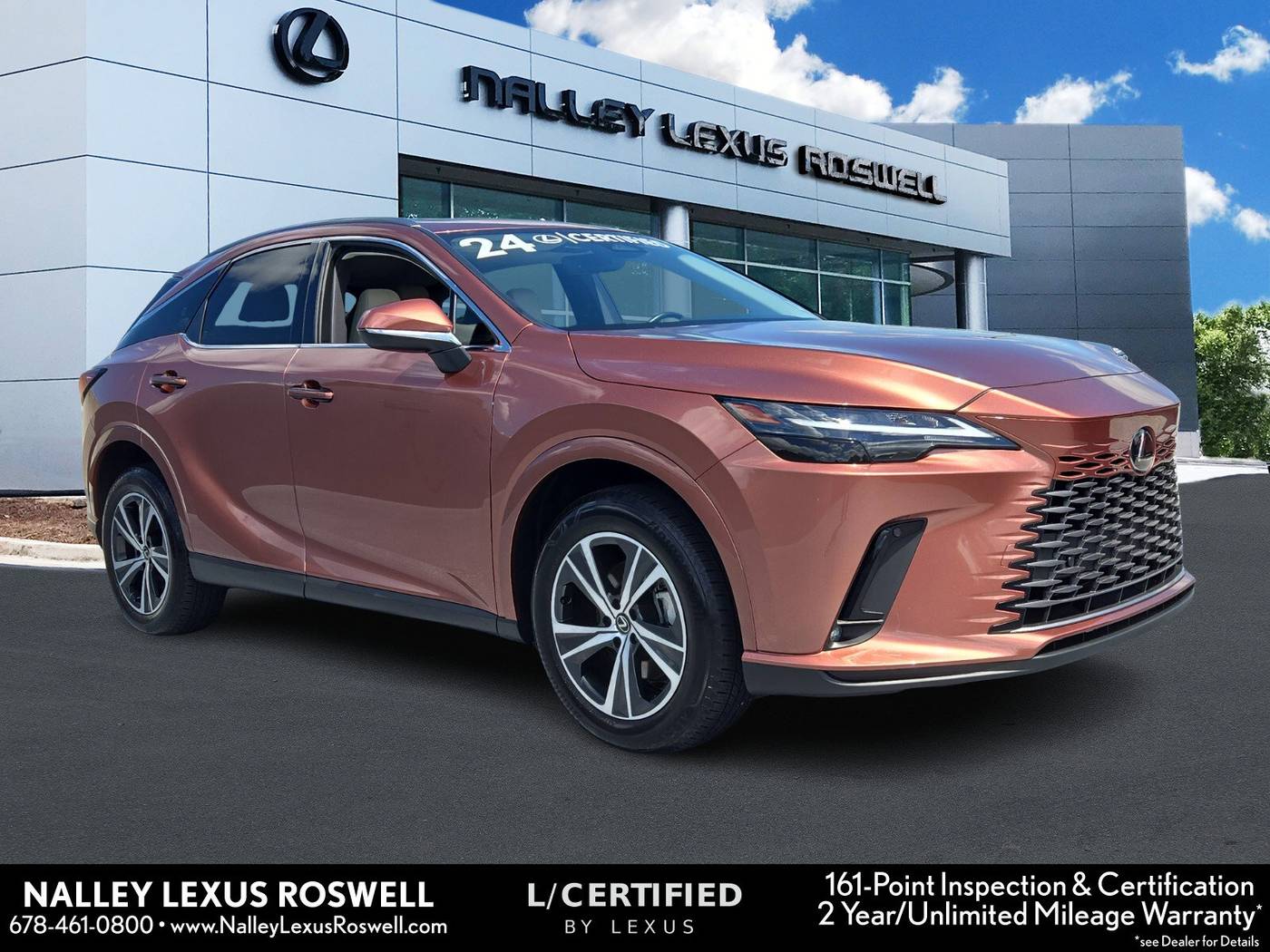 2024 Lexus RX RX 350 Premium — SUV — 7,679 mi — Roswell, GA