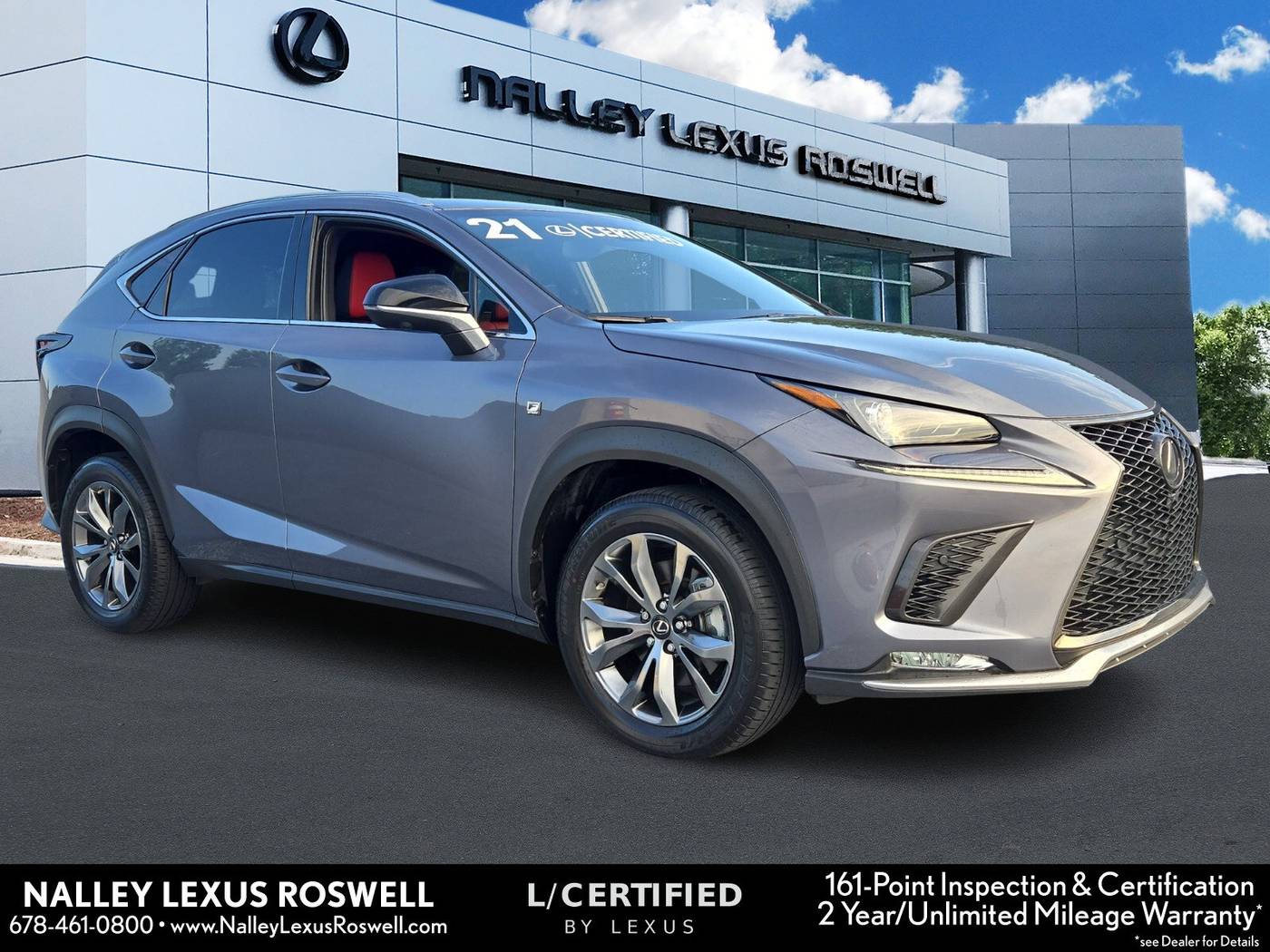 2021 Lexus NX NX 300 F SPORT — SUV — 28,125 mi — Roswell, GA