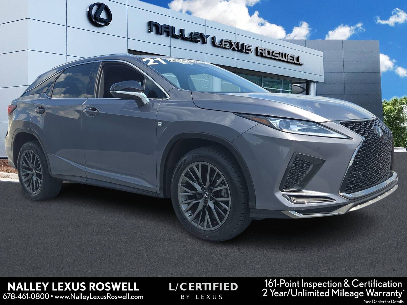 2021 Lexus RX RX 350 F Sport — SUV — 42,626 mi — Roswell, GA