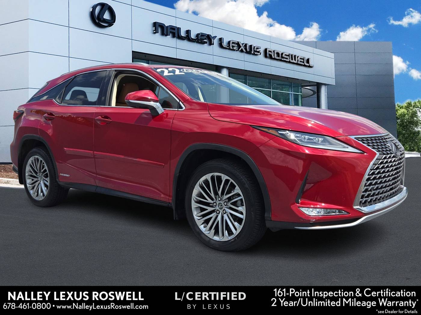 2022 Lexus RX RX 450h — SUV — 57,321 mi — Roswell, GA