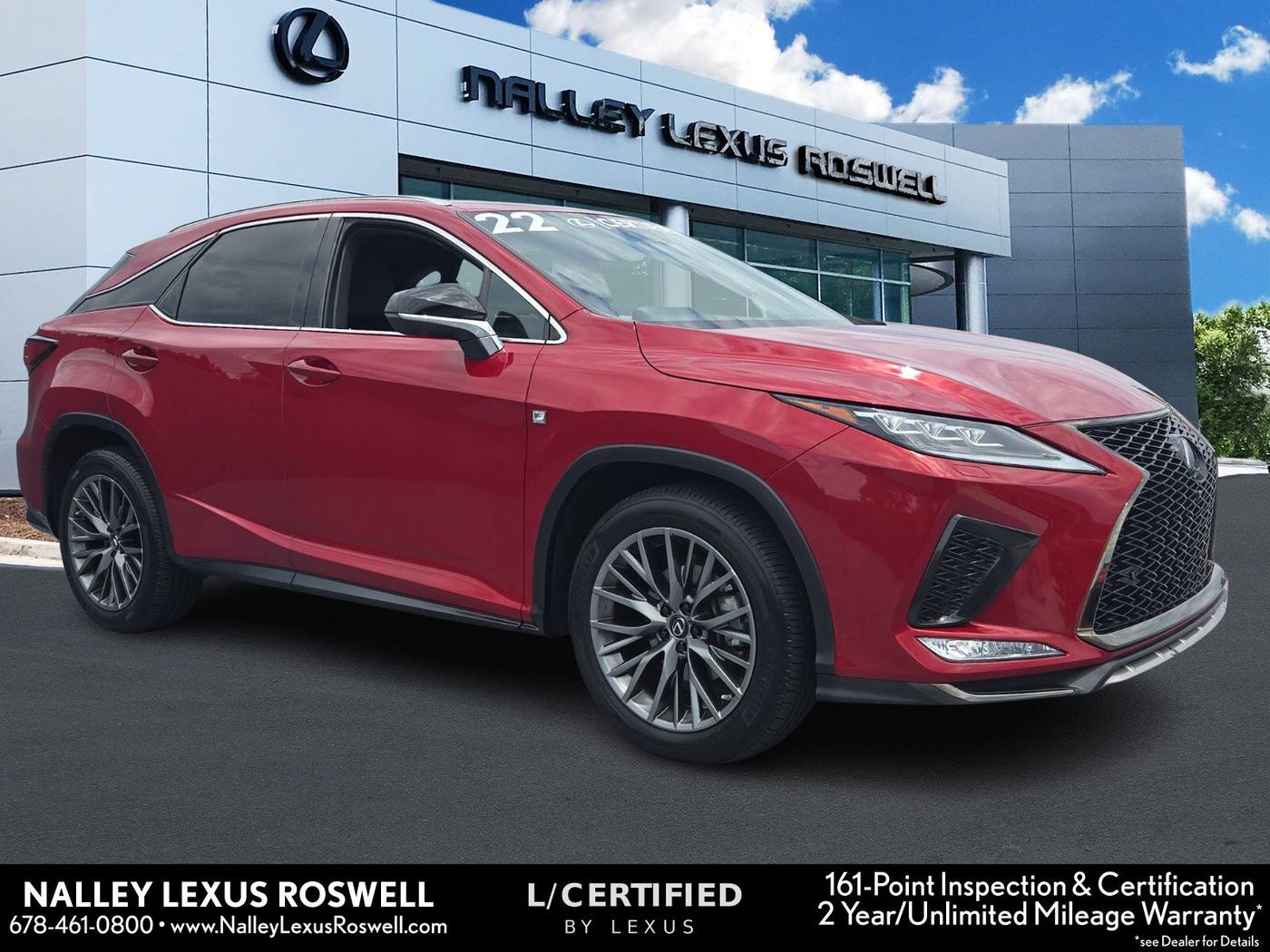 2022 Lexus RX RX 350 F Sport — SUV — 79,910 mi — Roswell, GA