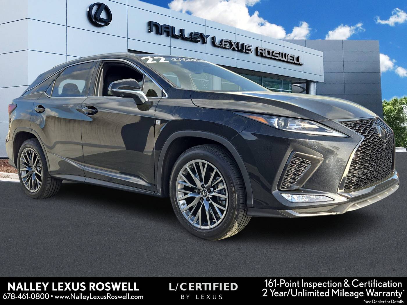 2022 Lexus RX RX 350 F Sport — SUV — 33,649 mi — Roswell, GA