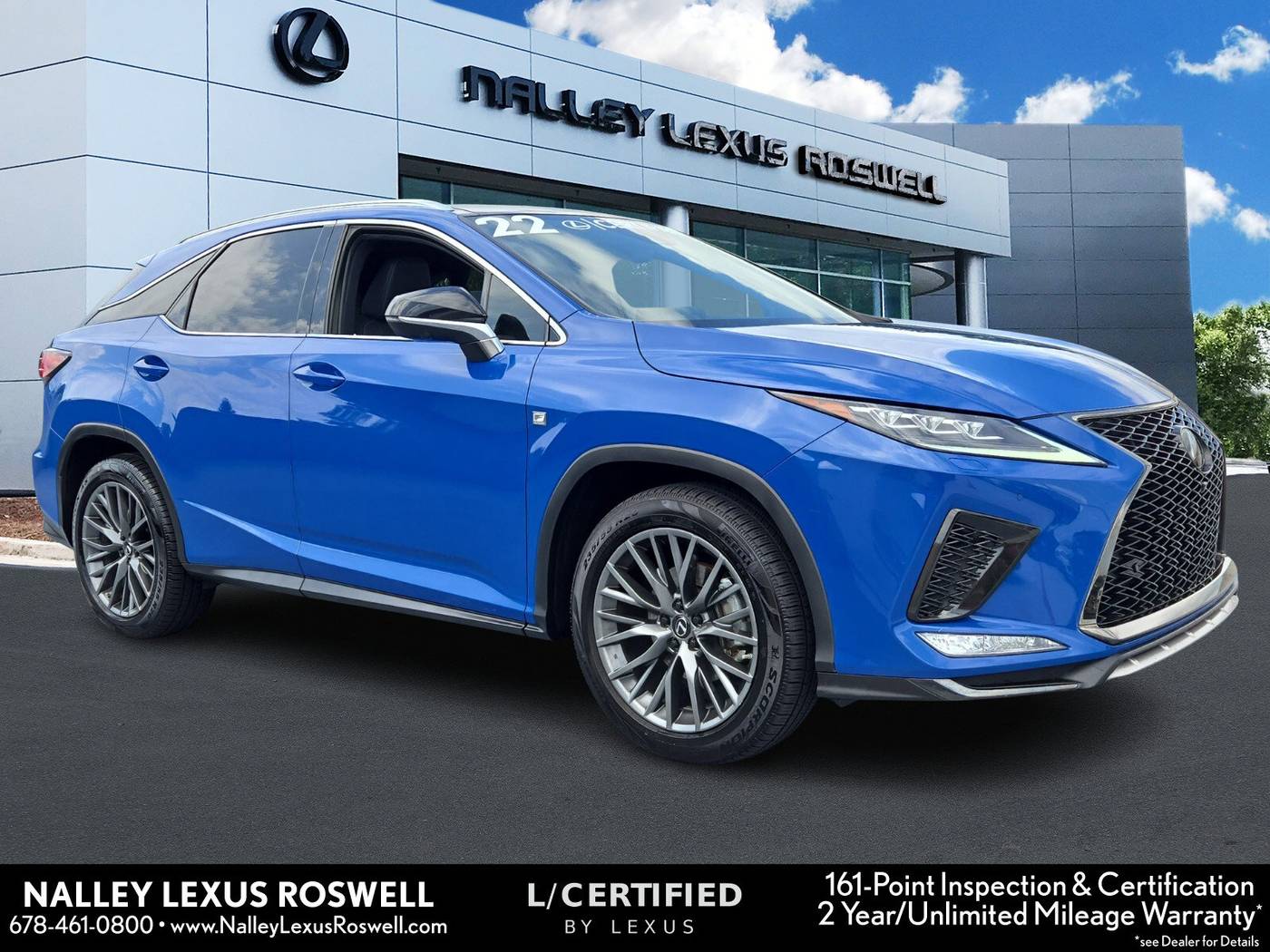 2022 Lexus RX RX 350 F Sport — SUV — 48,480 mi — Roswell, GA