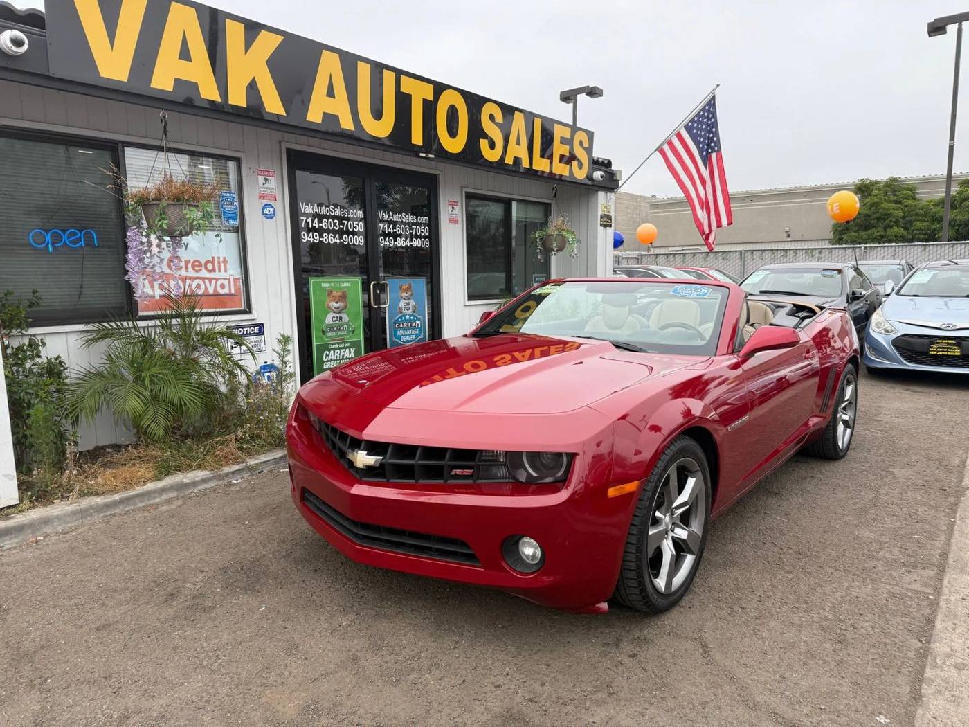 2012 Chevrolet Camaro 2LT — Convertible — 118,617 mi — Huntington Beach, CA