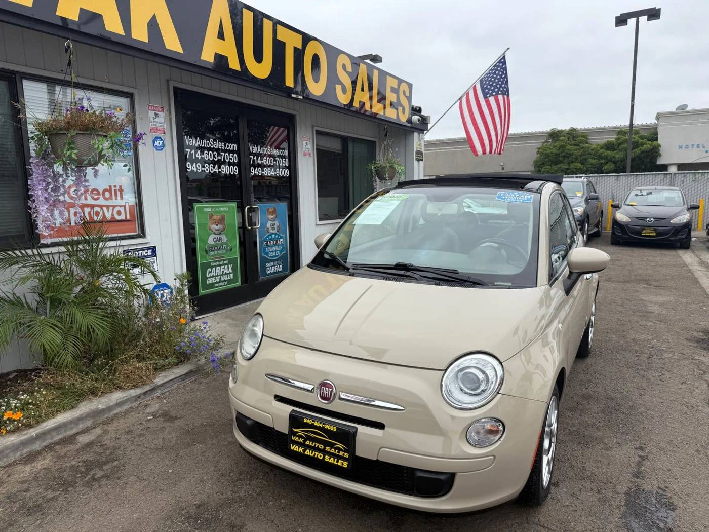 2012 FIAT 500 Pop — Convertible — 68,403 mi — Huntington Beach, CA