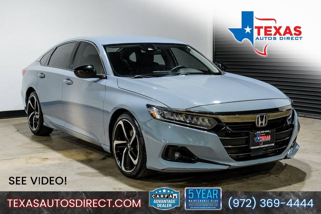 2021 Honda Accord Sport SE — Sedan — 75,385 mi — Mesquite, TX