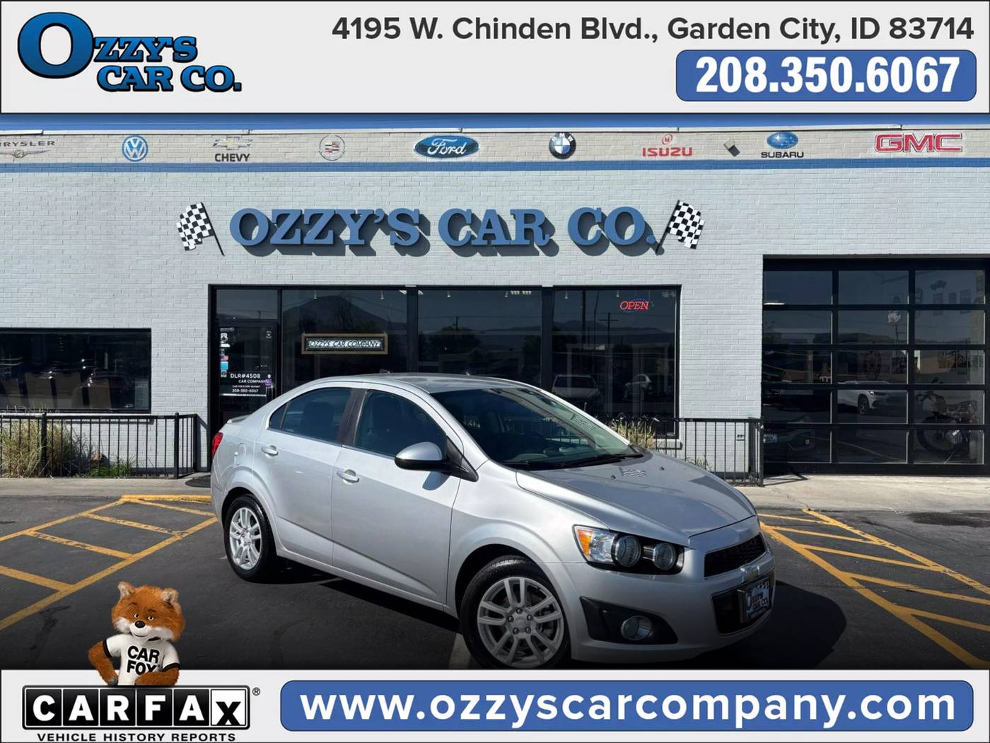 2013 Chevrolet Sonic LT — Sedan — 84,749 mi — Boise, ID