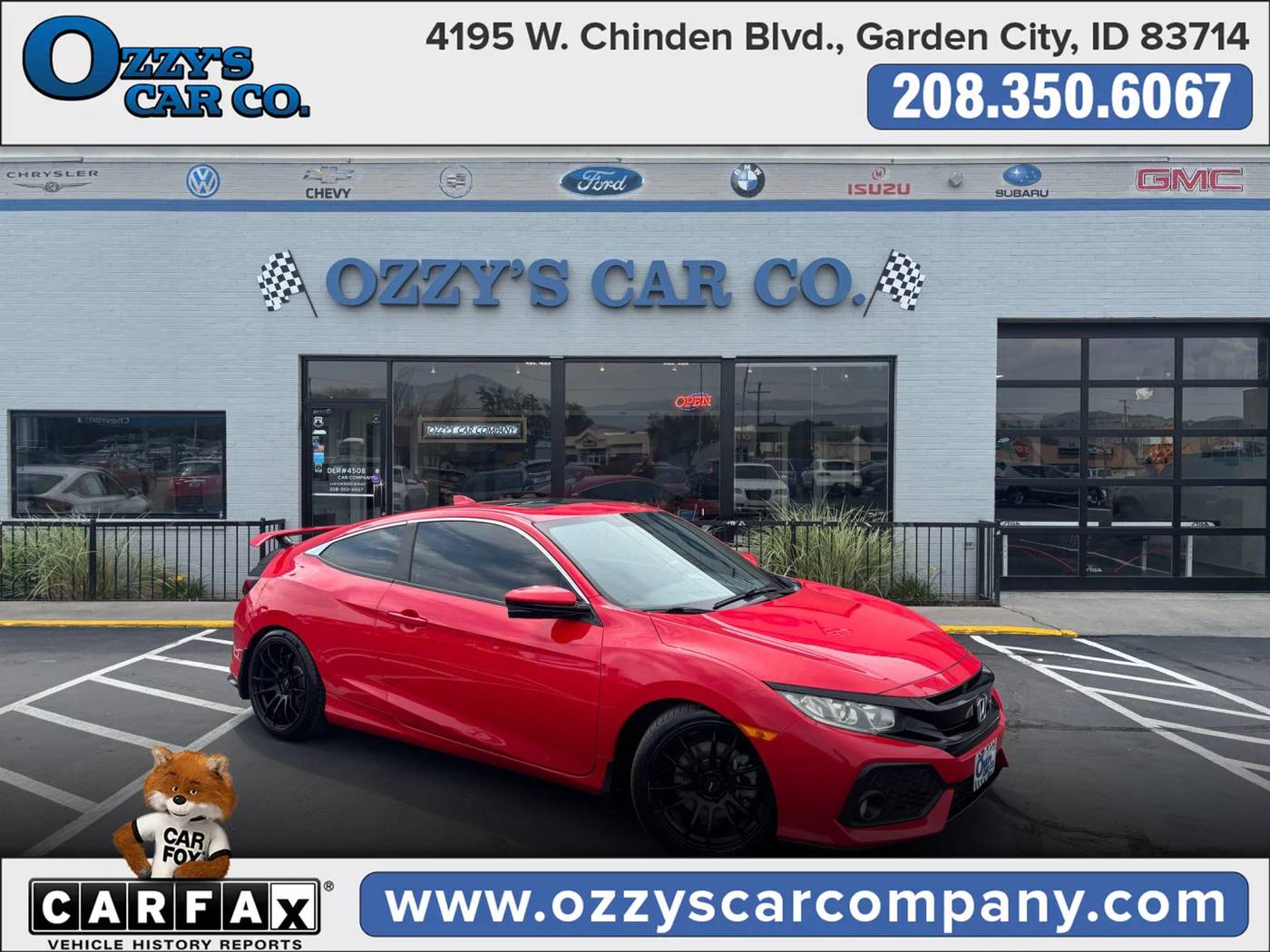 2018 Honda Civic Si — Coupe — 173,544 mi — Boise, ID