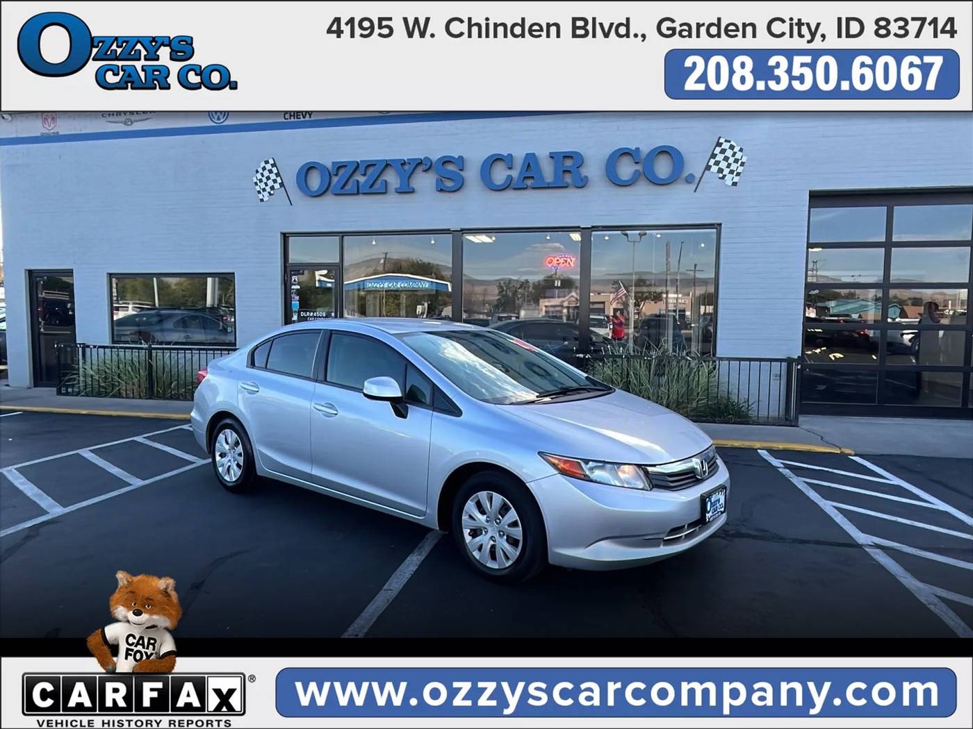 2012 Honda Civic LX — Sedan — 110,997 mi — Boise, ID