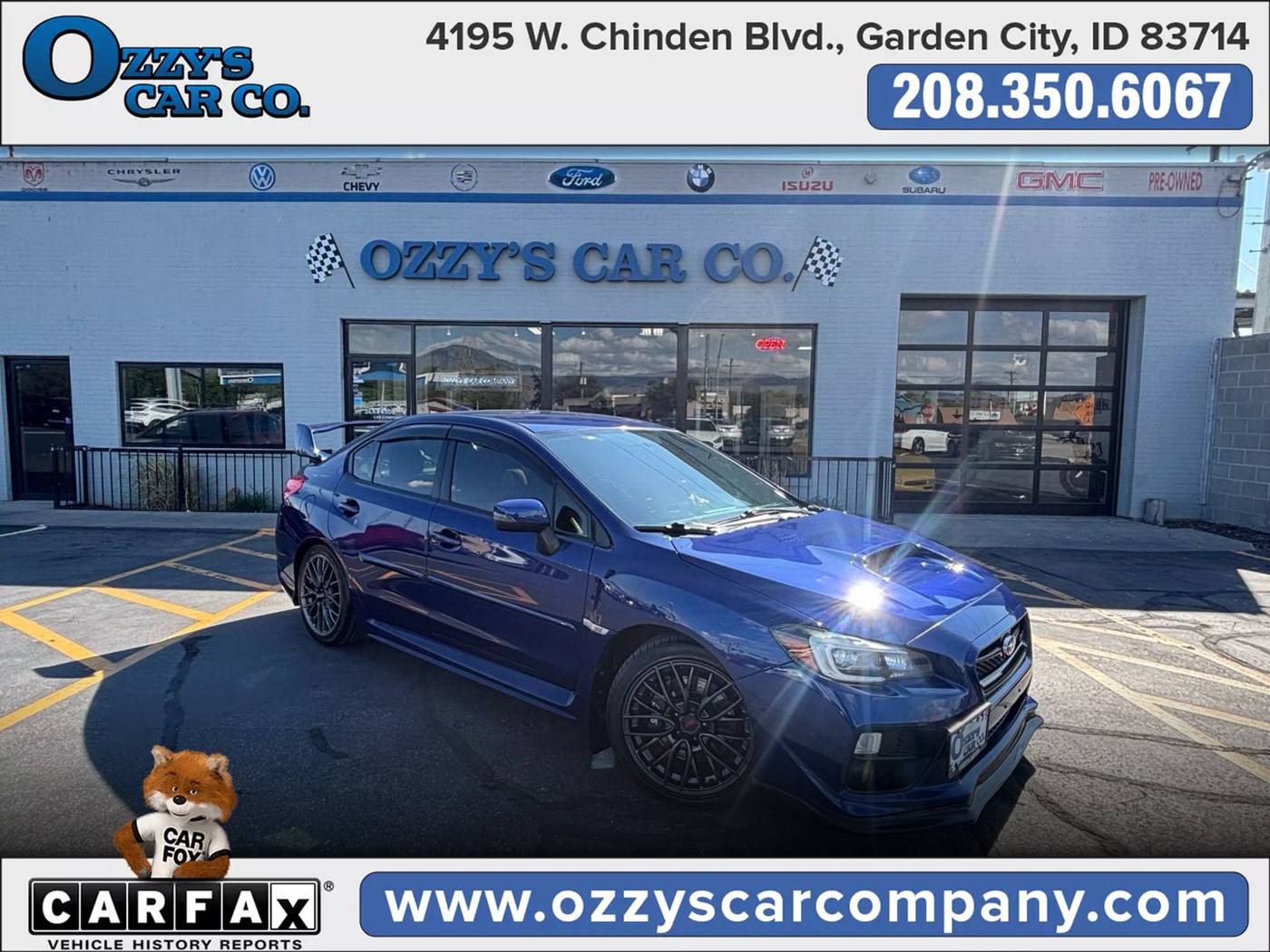 2016 Subaru WRX STI — Sedan — 60,865 mi — Boise, ID