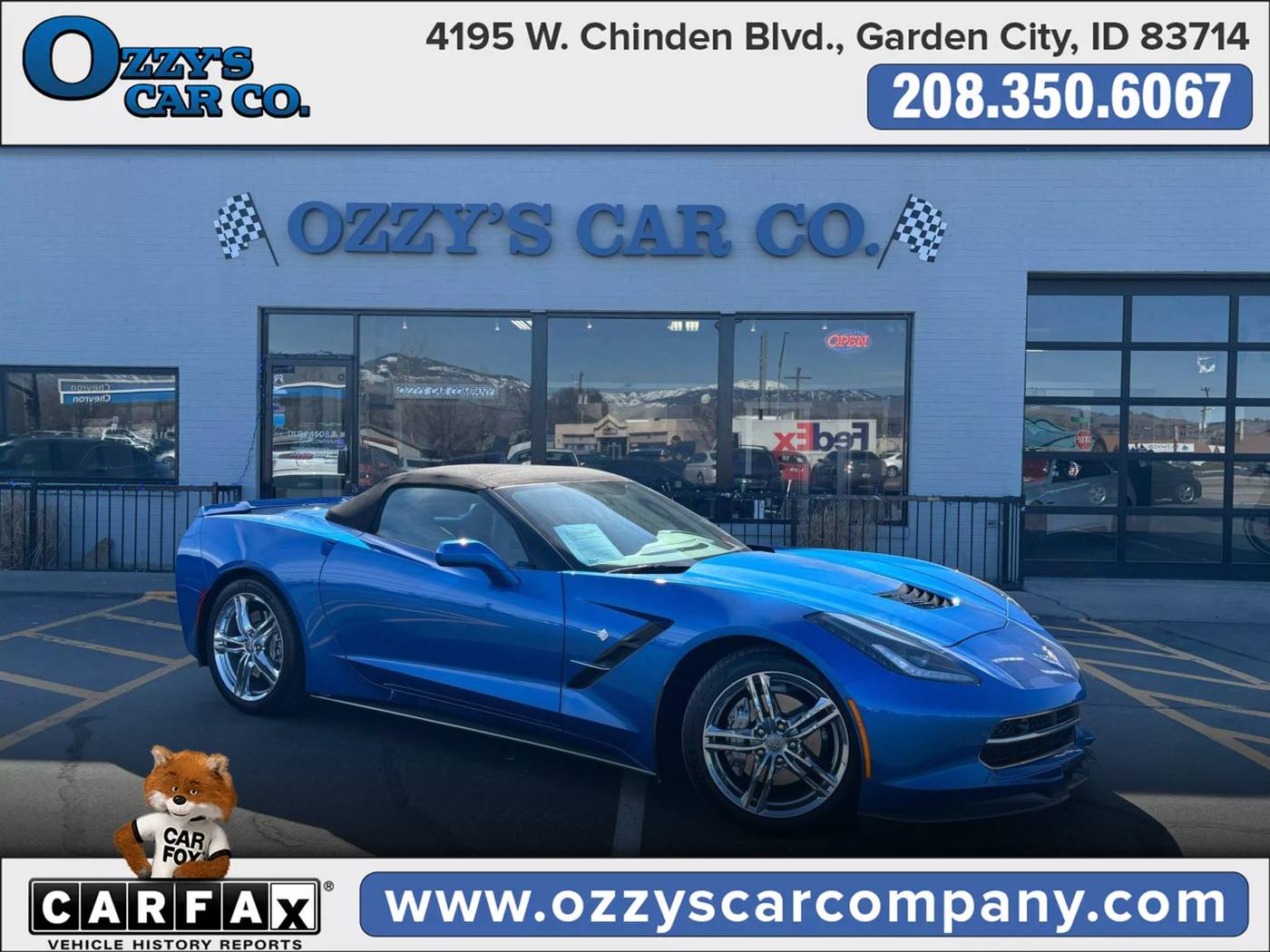 2016 Chevrolet Corvette 2LT — Convertible — 36,784 mi — Boise, ID
