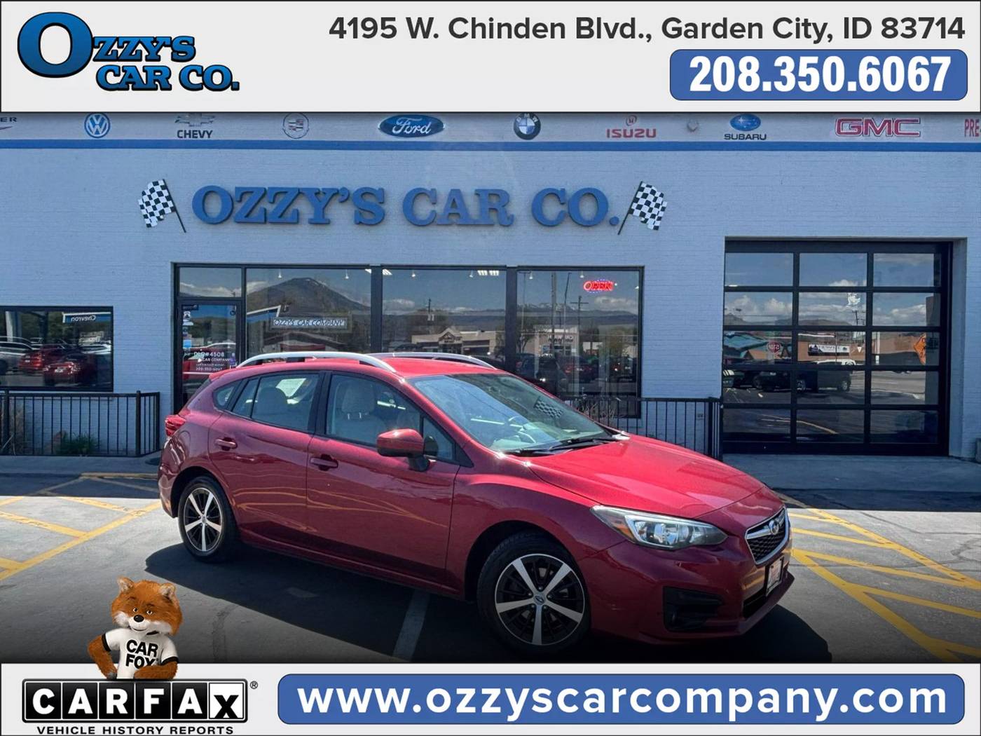 2019 Subaru Impreza 2.0i Premium — Hatchback — 123,375 mi — Boise, ID