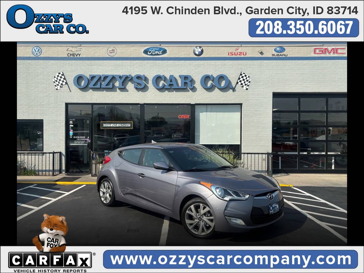 2017 Hyundai Veloster Base — Hatchback — 88,383 mi — Boise, ID