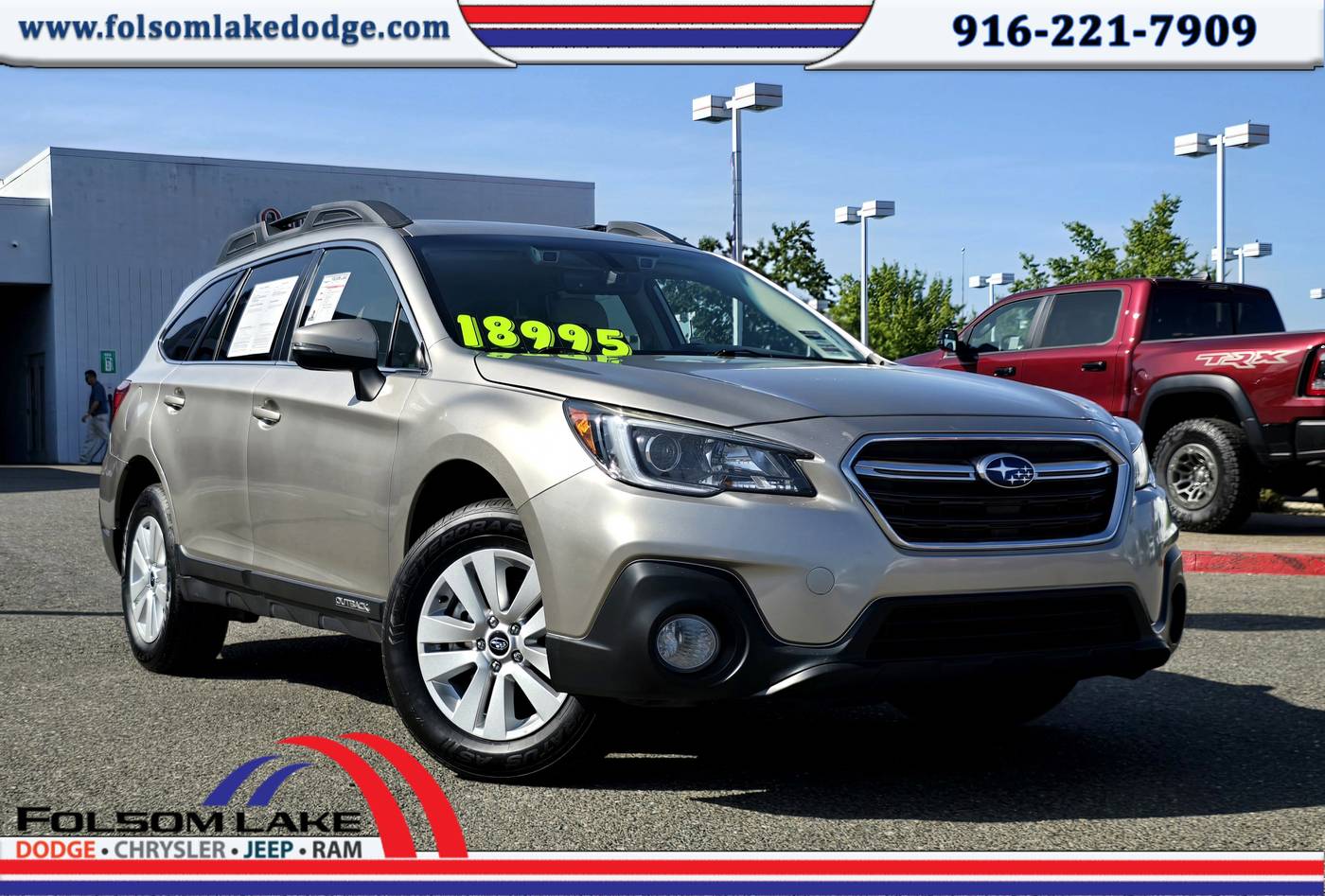 2019 Subaru Outback 2.5i Premium — SUV — 97,564 mi — Folsom, CA