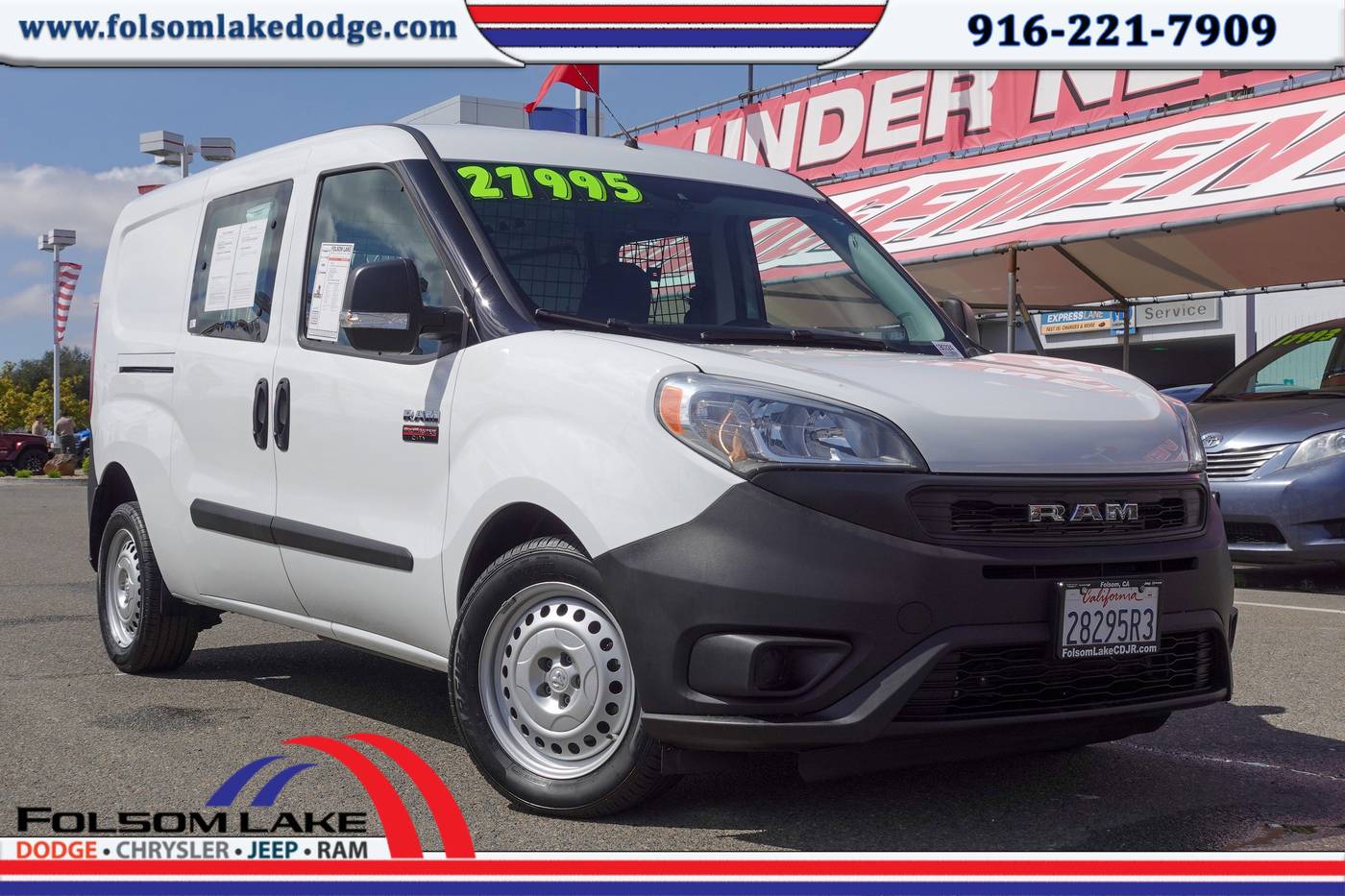 2021 Ram ProMaster City Cargo Van Tradesman — Cargo Van — 37,304 mi — Folsom, CA