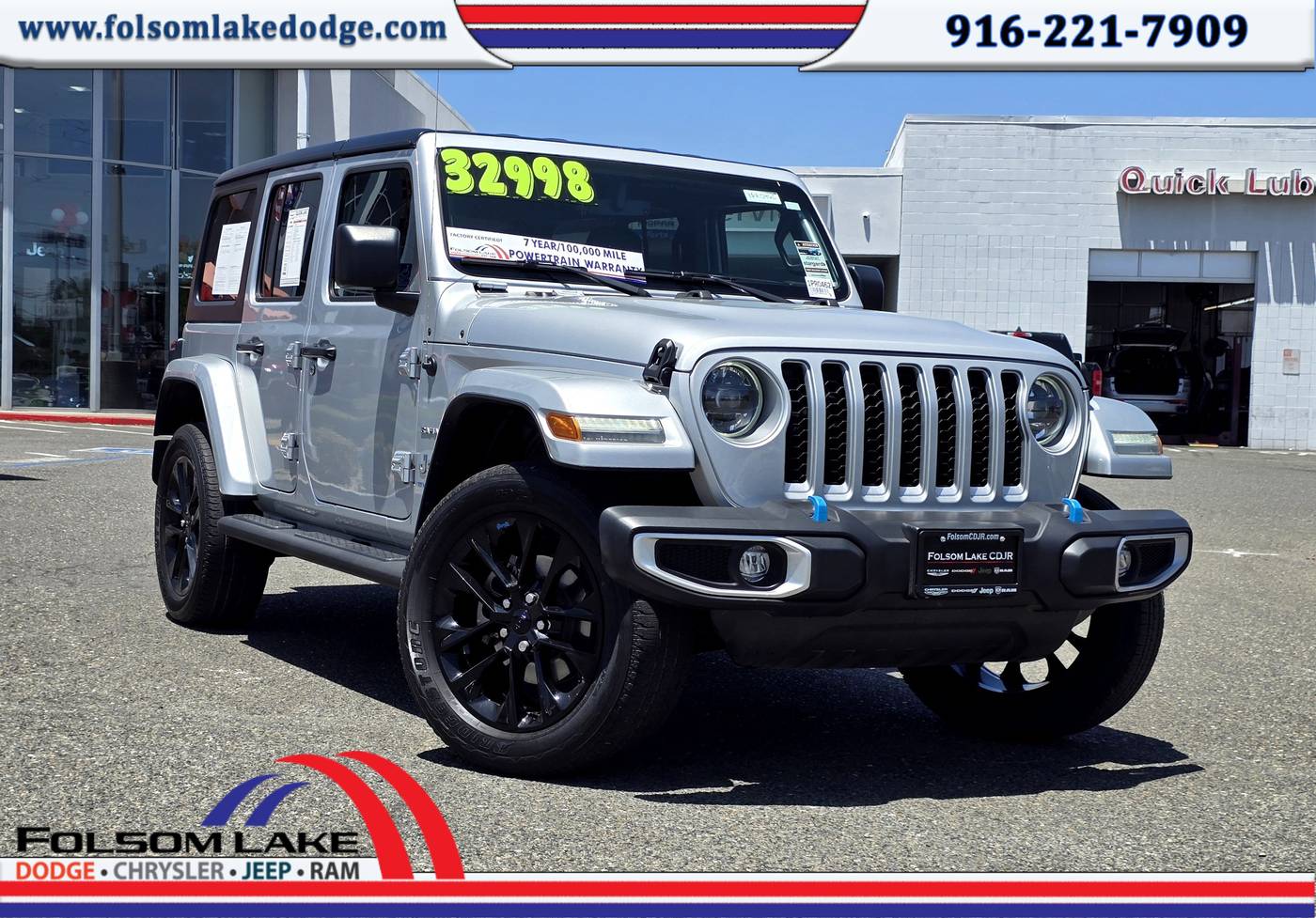 2023 Jeep Wrangler Sahara 4xe — SUV — 50,107 mi — Folsom, CA