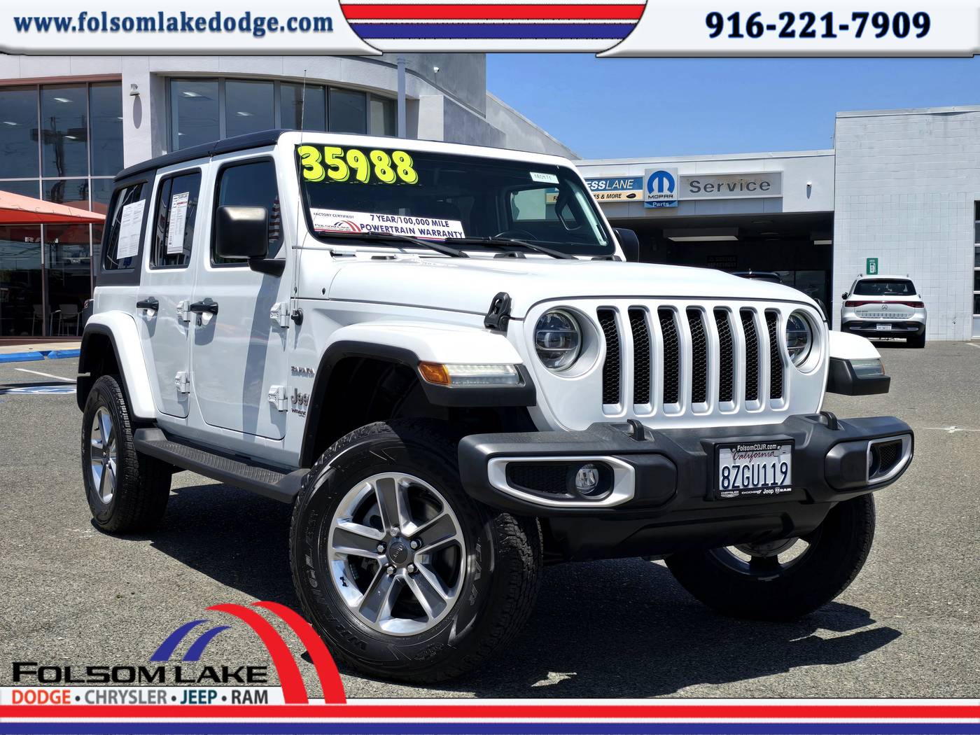 2021 Jeep Wrangler Sahara — SUV — 27,401 mi — Folsom, CA