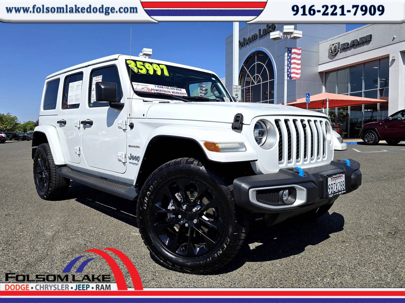 2022 Jeep Wrangler Sahara 4xe — SUV — 44,365 mi — Folsom, CA