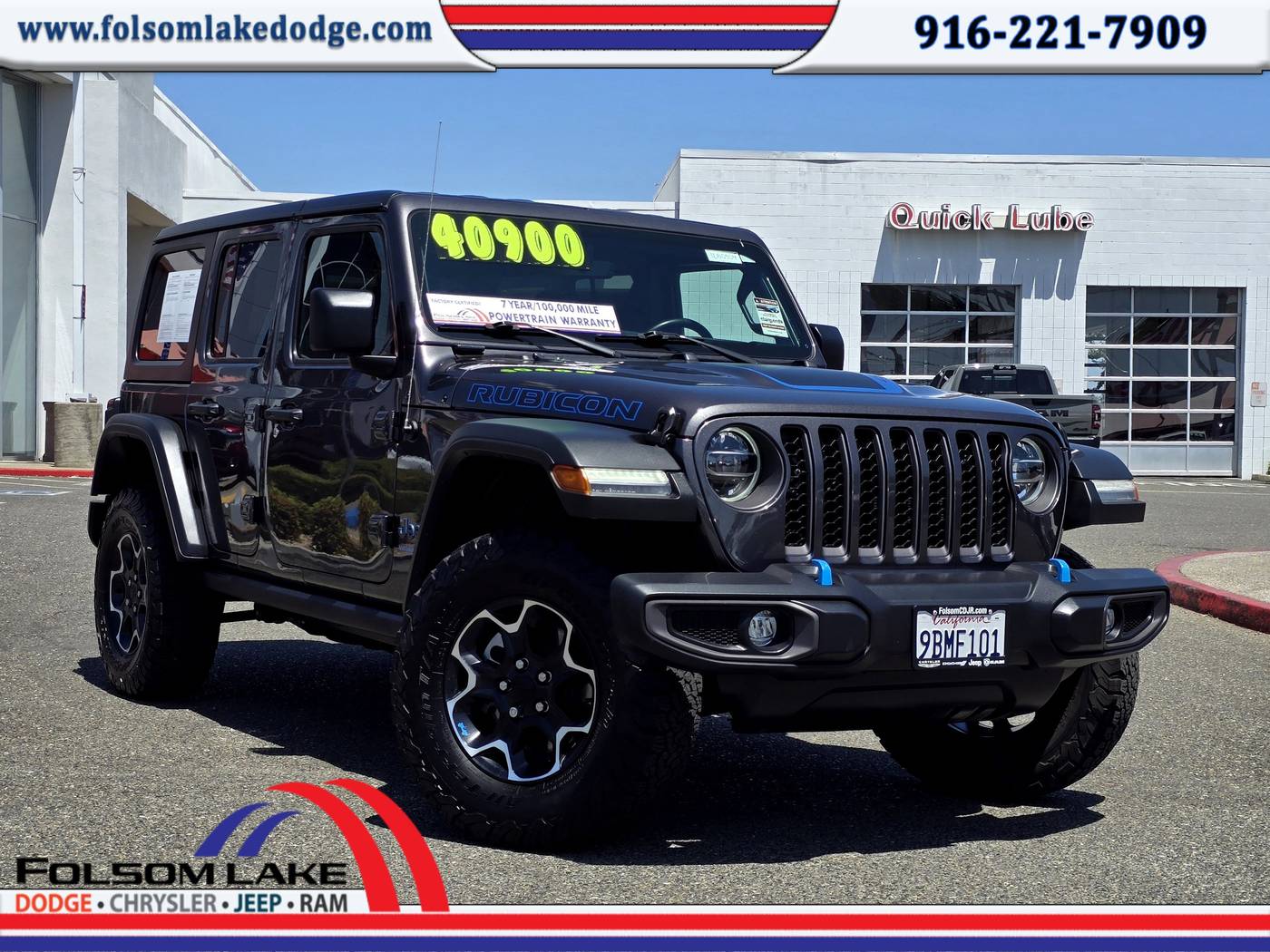 2022 Jeep Wrangler Rubicon 4xe — SUV — 22,283 mi — Folsom, CA
