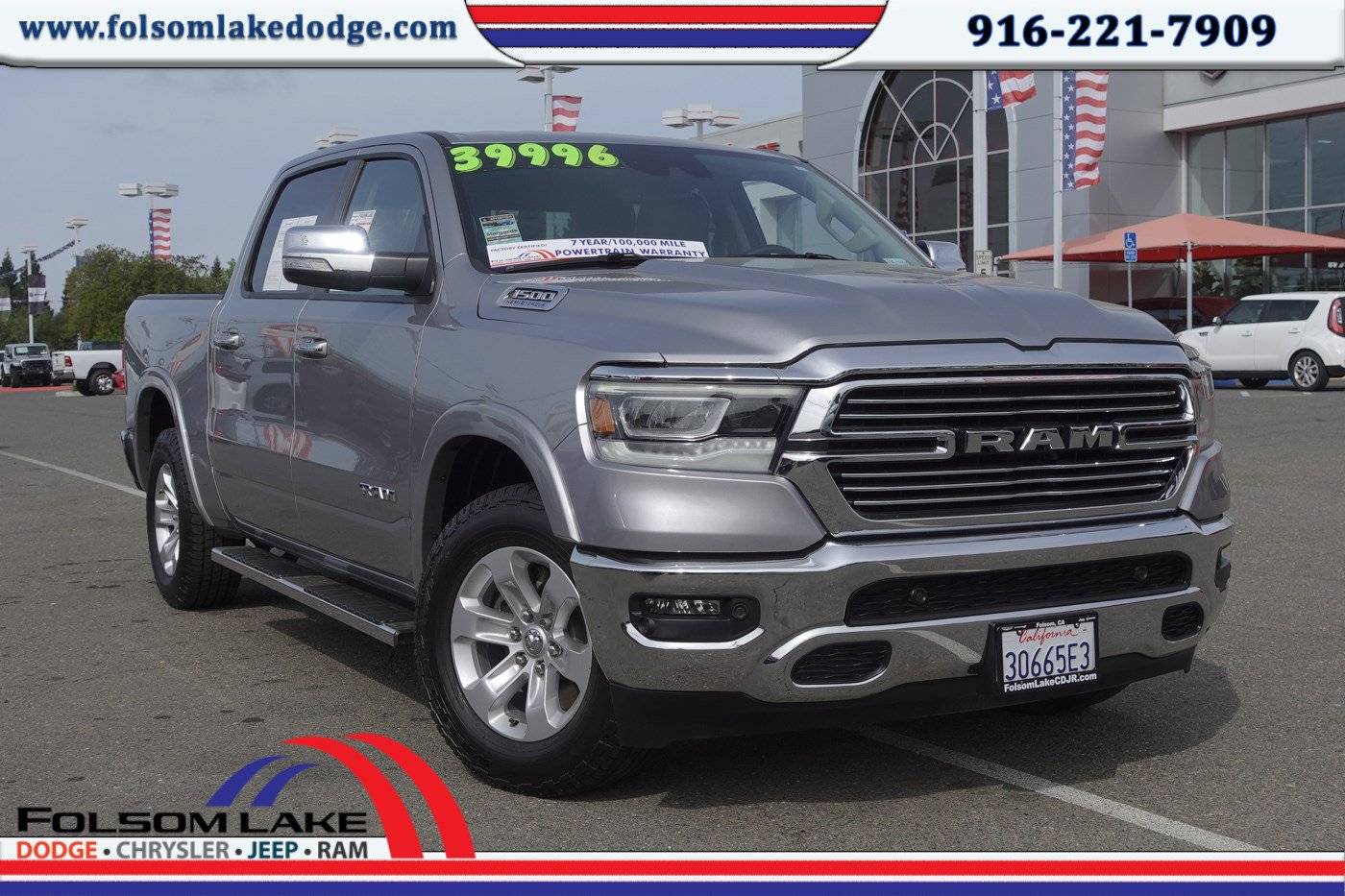2021 Ram 1500 Laramie — Pickup Truck — 61,986 mi — Folsom, CA