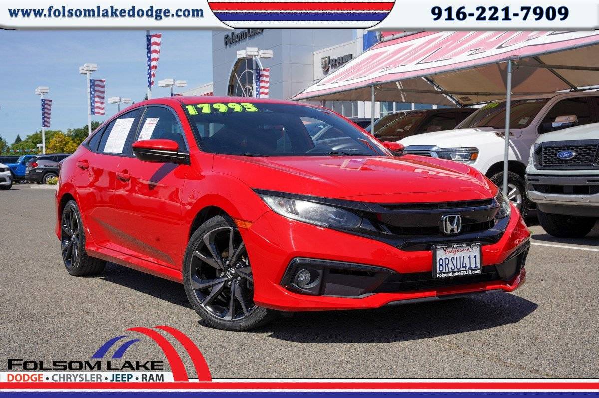 2020 Honda Civic Sport — Sedan — 125,123 mi — Folsom, CA