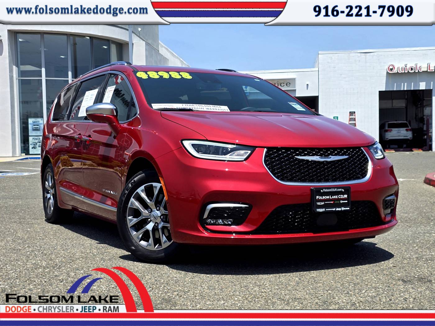 2024 Chrysler Pacifica Hybrid Pinnacle — Minivan — 7,449 mi — Folsom, CA