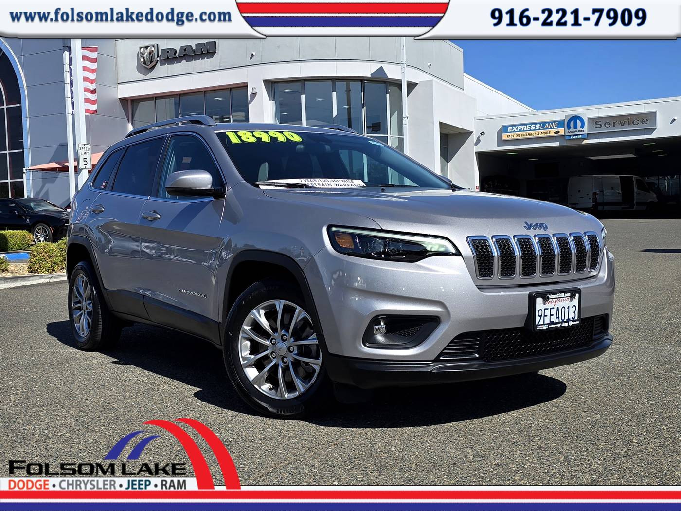 2020 Jeep Cherokee Latitude Plus — SUV — 62,075 mi — Folsom, CA
