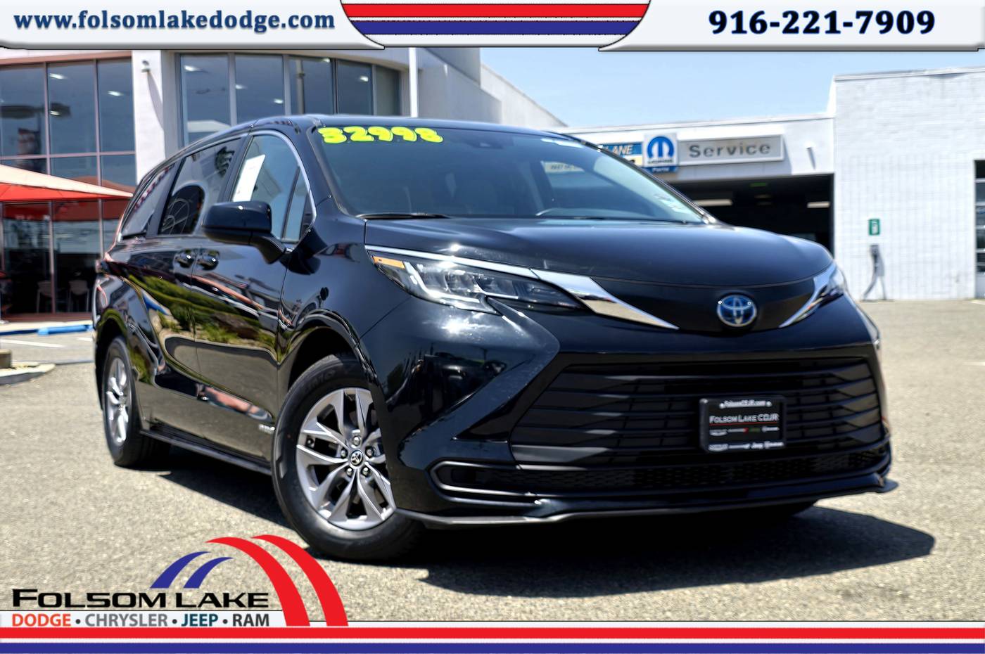 2021 Toyota Sienna LE — Minivan — 79,483 mi — Folsom, CA