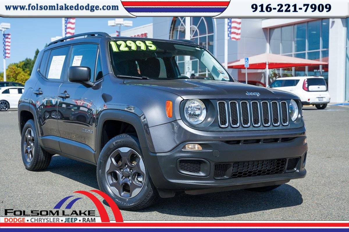 2017 Jeep Renegade Sport — SUV — 63,485 mi — Folsom, CA