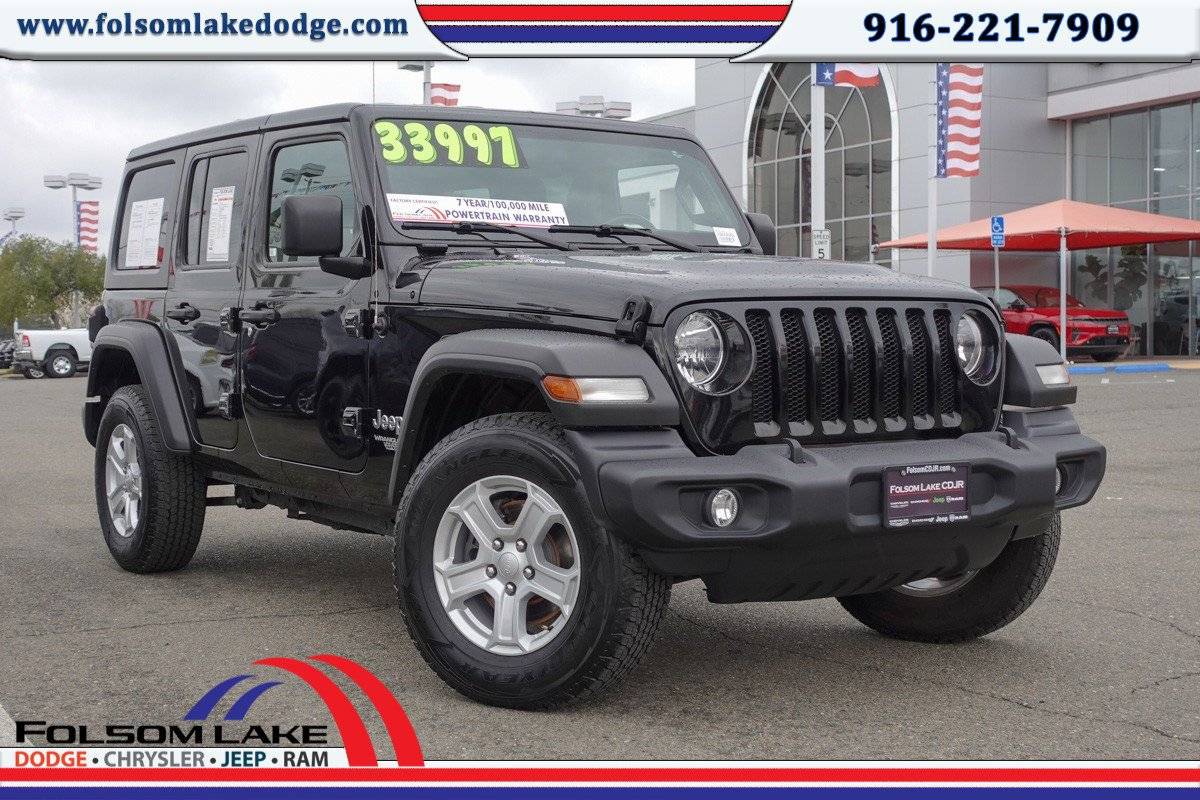 2021 Jeep Wrangler Sport S — SUV — 62,870 mi — Folsom, CA