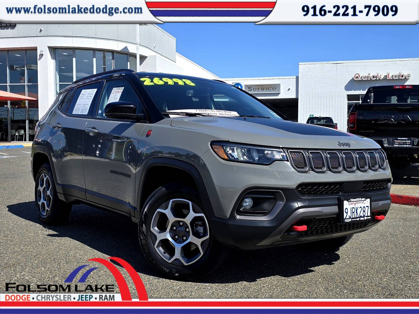 2022 Jeep Compass Trailhawk — SUV — 26,235 mi — Folsom, CA