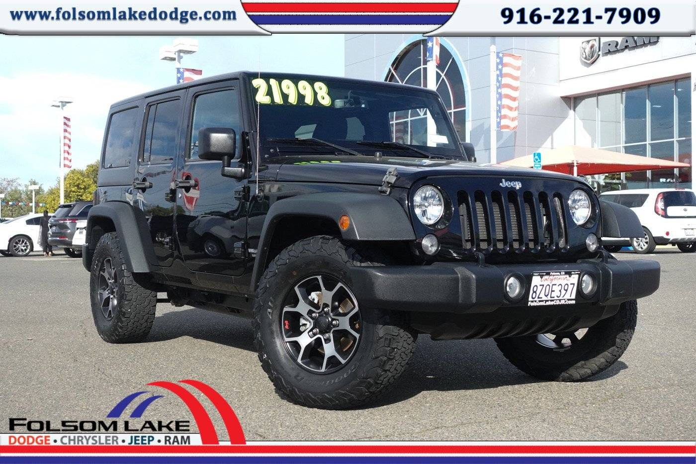 2015 Jeep Wrangler Sport — SUV — 66,809 mi — Folsom, CA