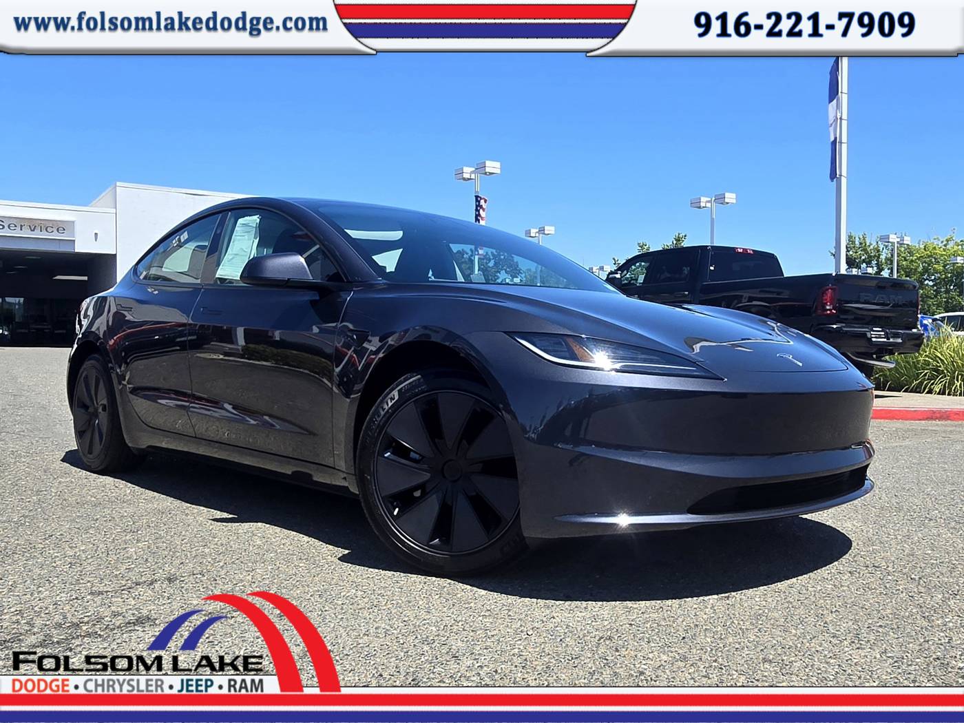 2025 Tesla Model 3 Long Range — Sedan — 7,905 mi — Folsom, CA